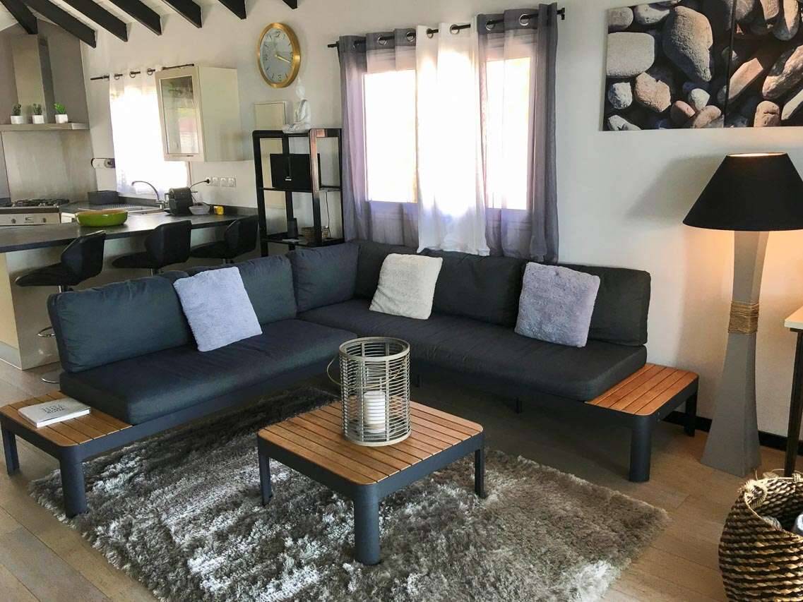 Living Room at WV VMG, Flamands Beach, St. Barthelemy