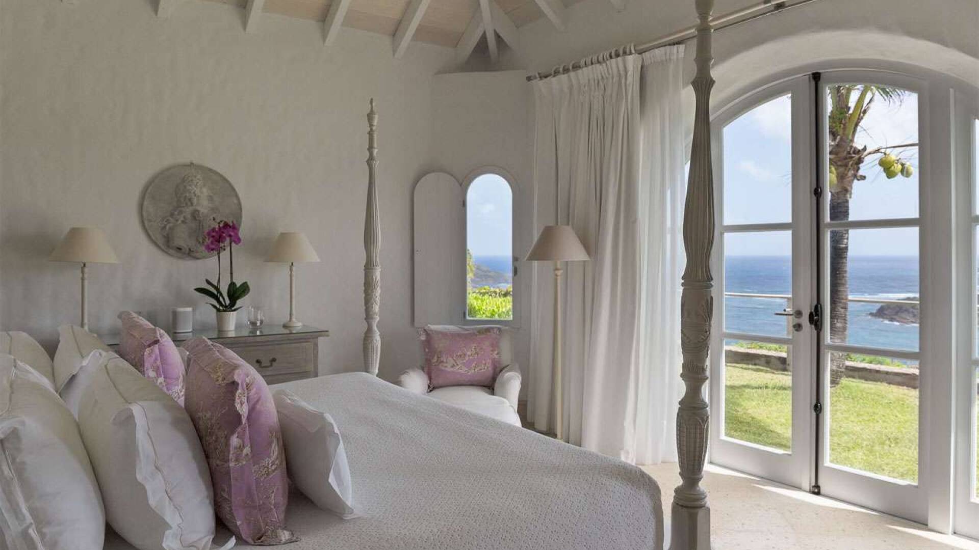 Bedroom at WV JAY, Mont Jean, St. Barthelemy