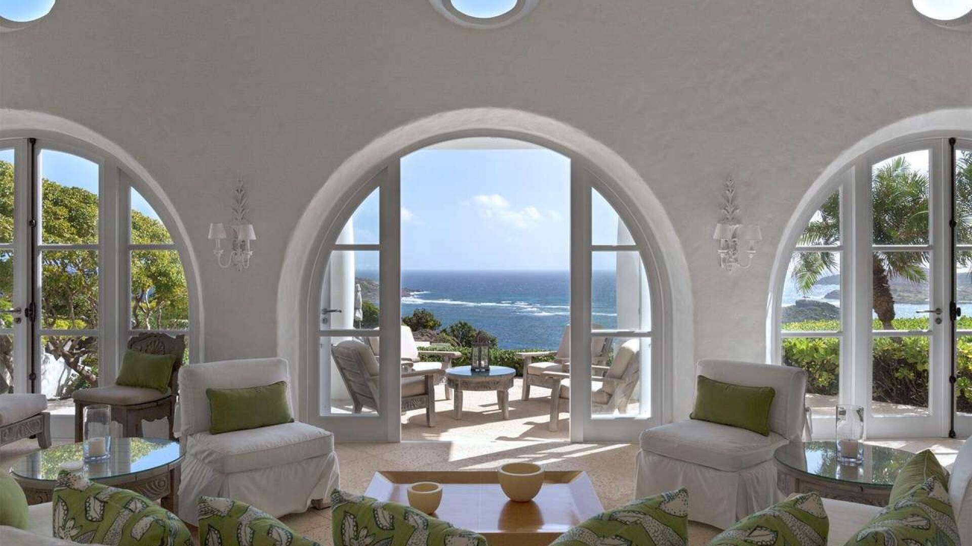 Living Room at WV JAY, Mont Jean, St. Barthelemy