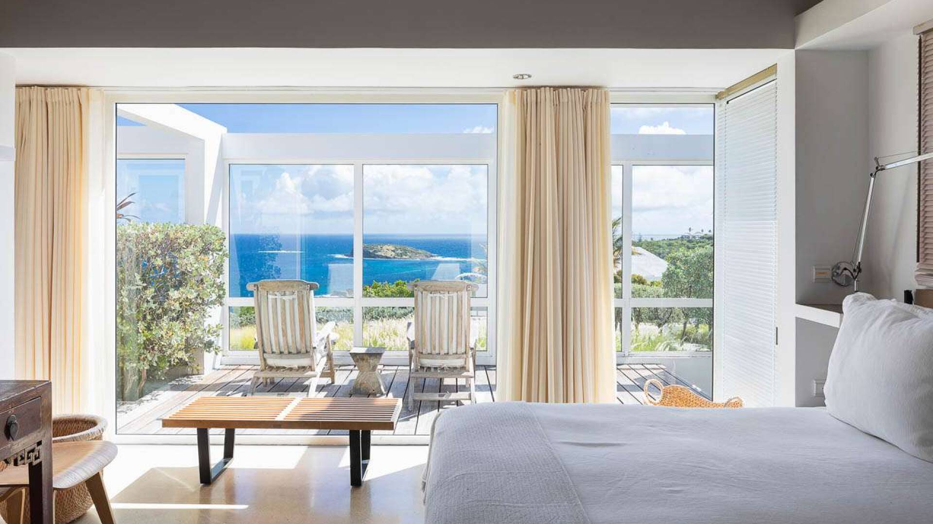 Bedroom at WV SEA, Pointe Milou, St. Barthelemy