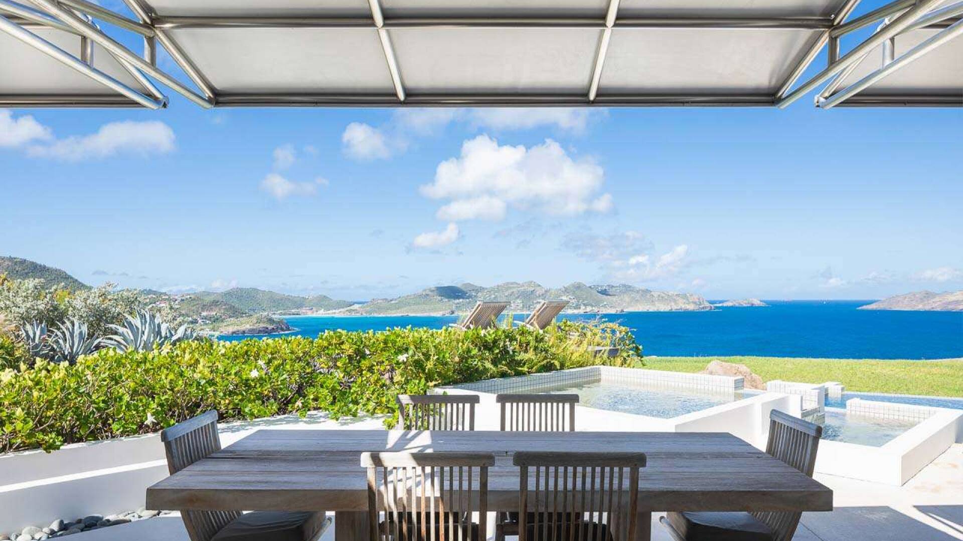 Terrace at WV SEA, Pointe Milou, St. Barthelemy