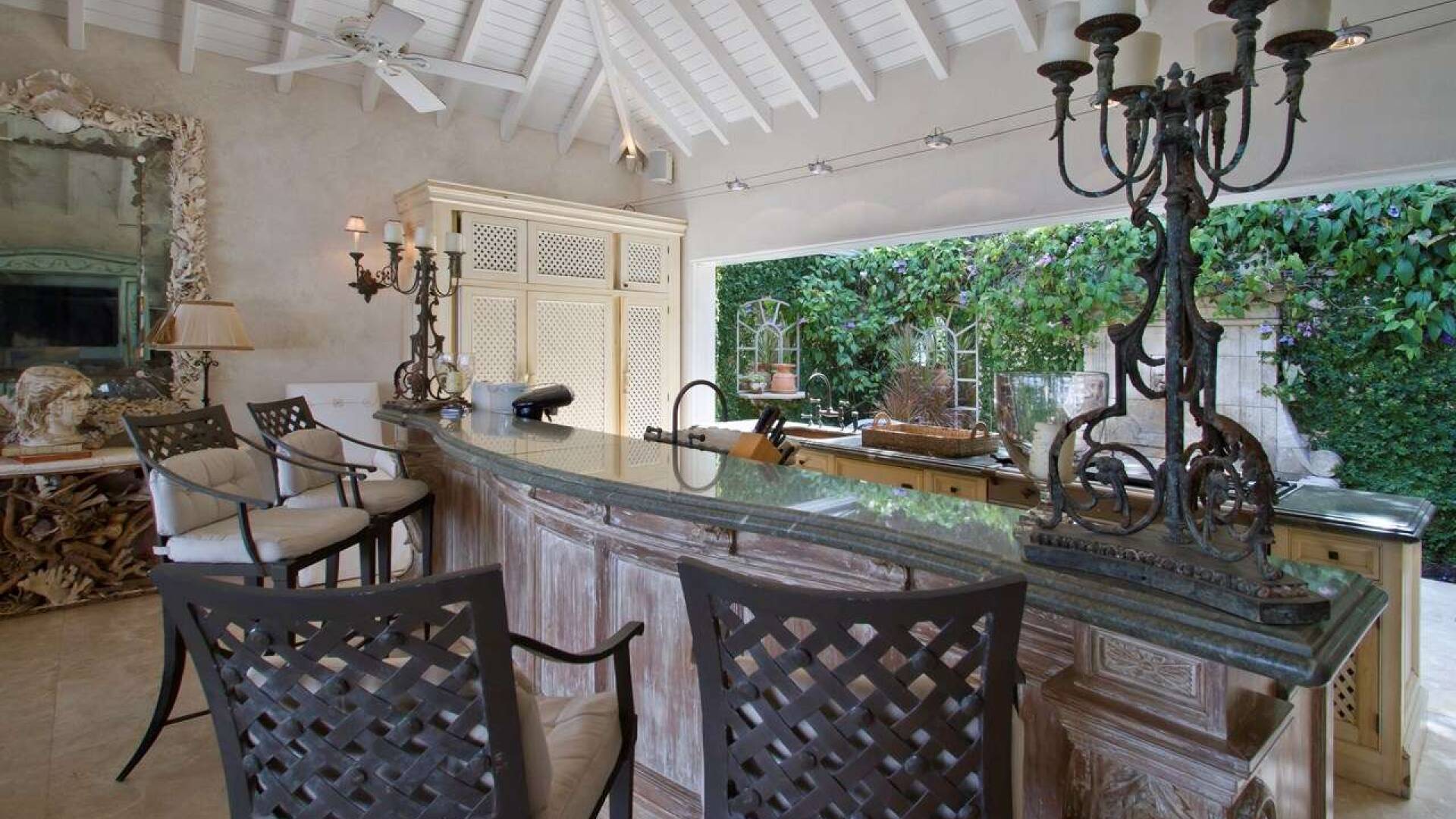 Dining Room at WV BTR, Pointe Milou, St. Barthelemy