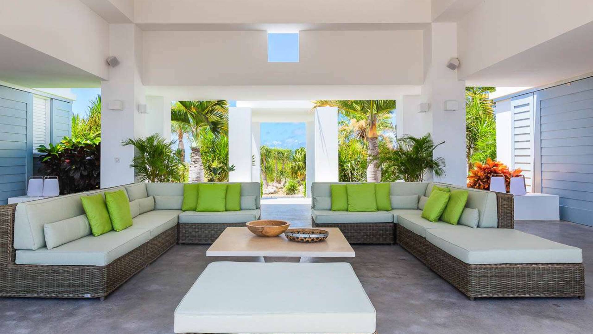 Living Room at WV ECO, Gouverneur, St. Barthelemy