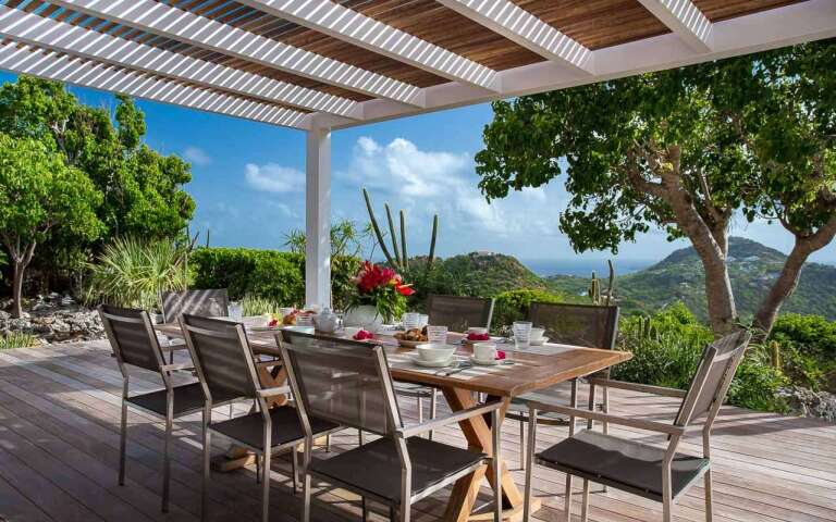Terrace at WV ECG, Gouverneur, St. Barthelemy