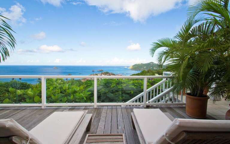 Deck at WV AMI, Lurin, St. Barthelemy