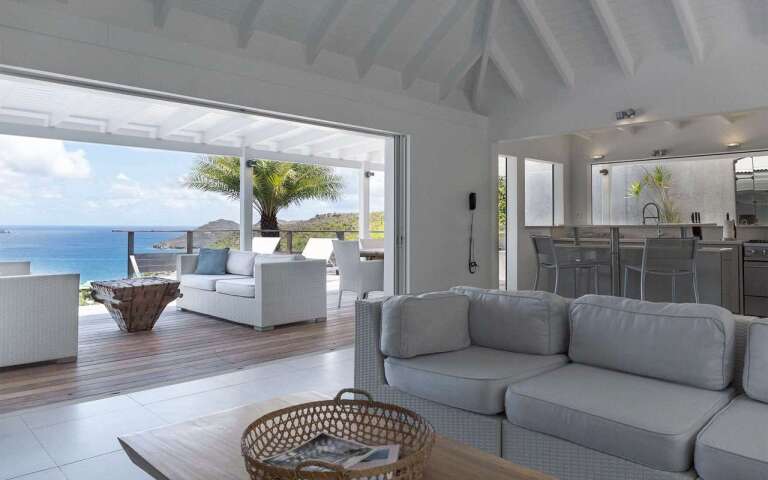 Living Room at WV RIV, Flamands, St. Barthelemy