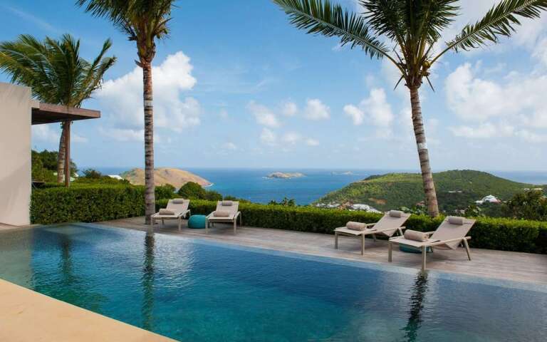 Villa Pool at WV LNA, Colombier, St. Barthelemy