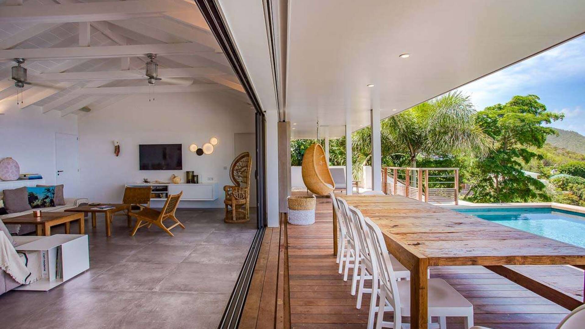 Terrace at WV SUM, Pointe Milou, St. Barthelemy