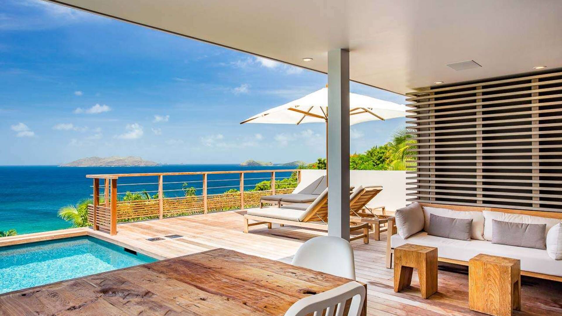 Terrace at WV SUM, Pointe Milou, St. Barthelemy