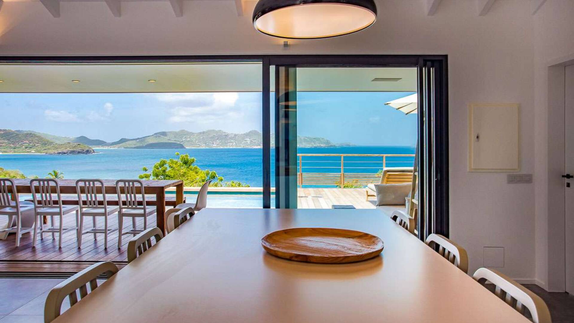 Dining Room at WV SUM, Pointe Milou, St. Barthelemy
