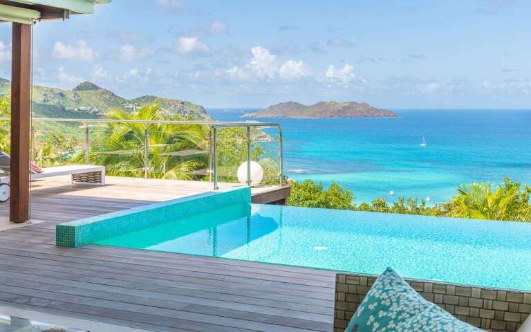 Villa Pool at WV ISI, St. Jean, St. Barthelemy