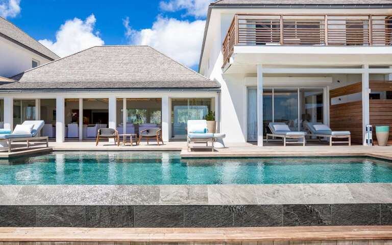 Villa Pool at WV AQA, Grand Cul de Sac, St. Barthelemy