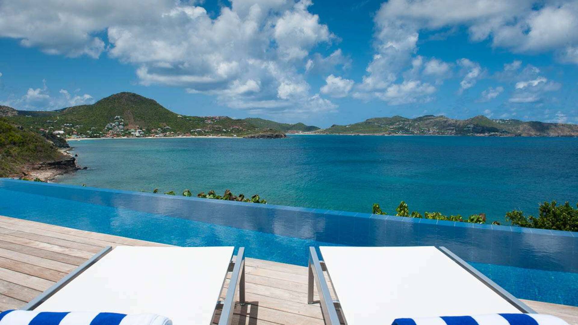 The view from WV VPM, Pointe Milou, St. Barthelemy