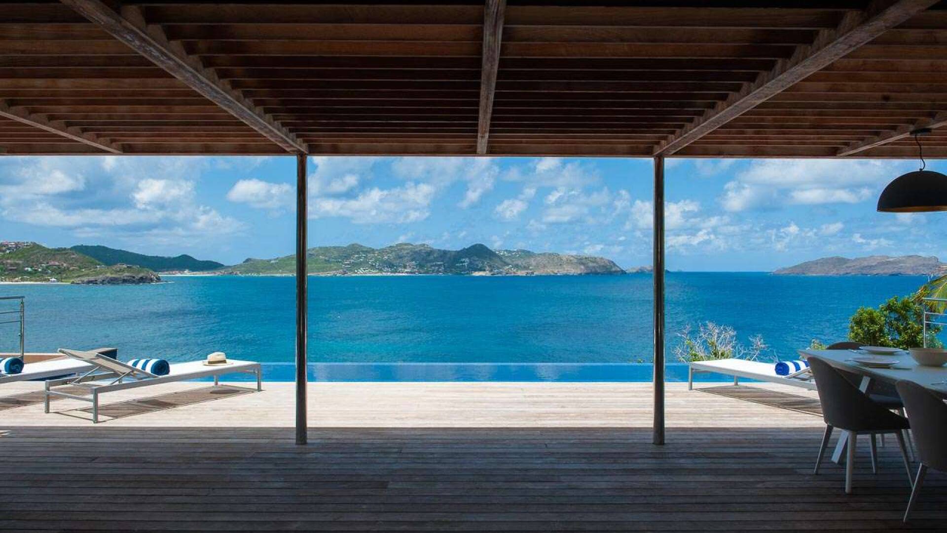Terrace at WV VPM, Pointe Milou, St. Barthelemy