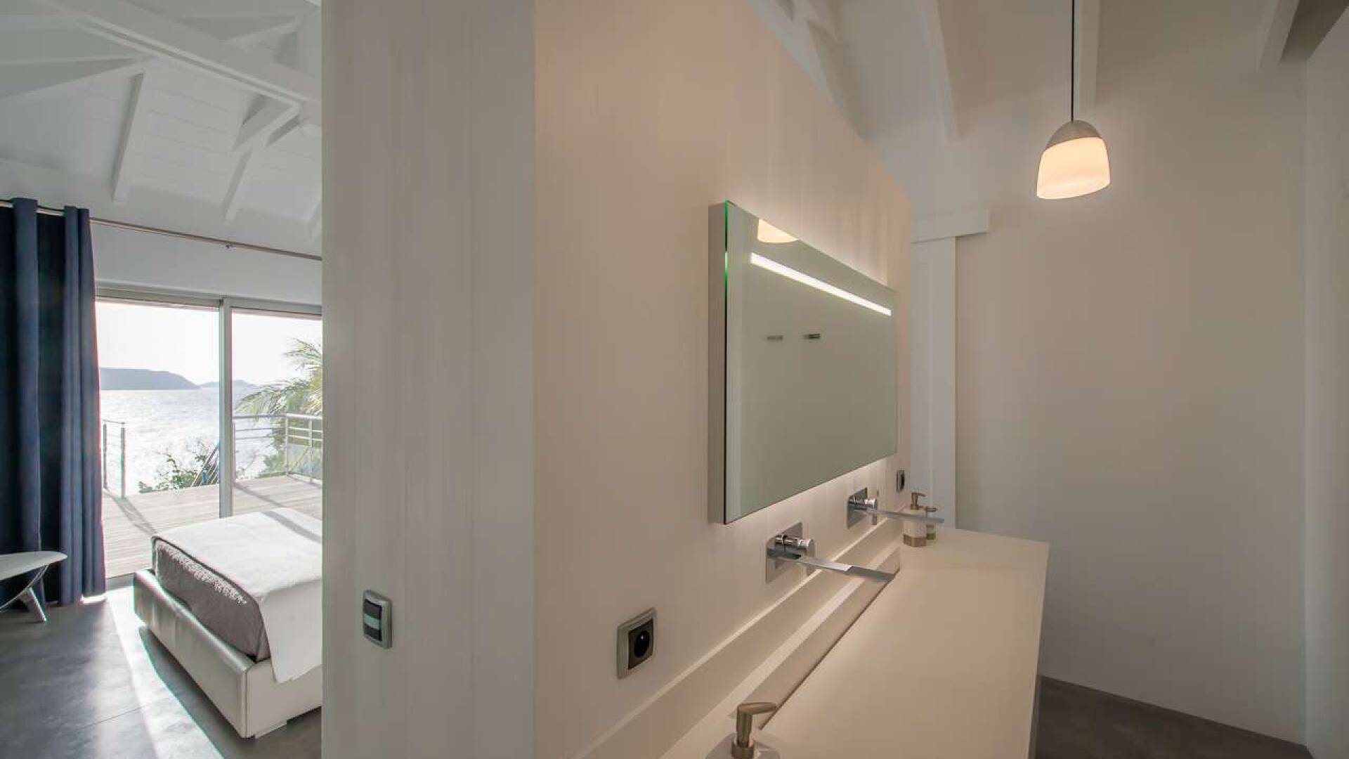 Bathroom at WV VPM, Pointe Milou, St. Barthelemy