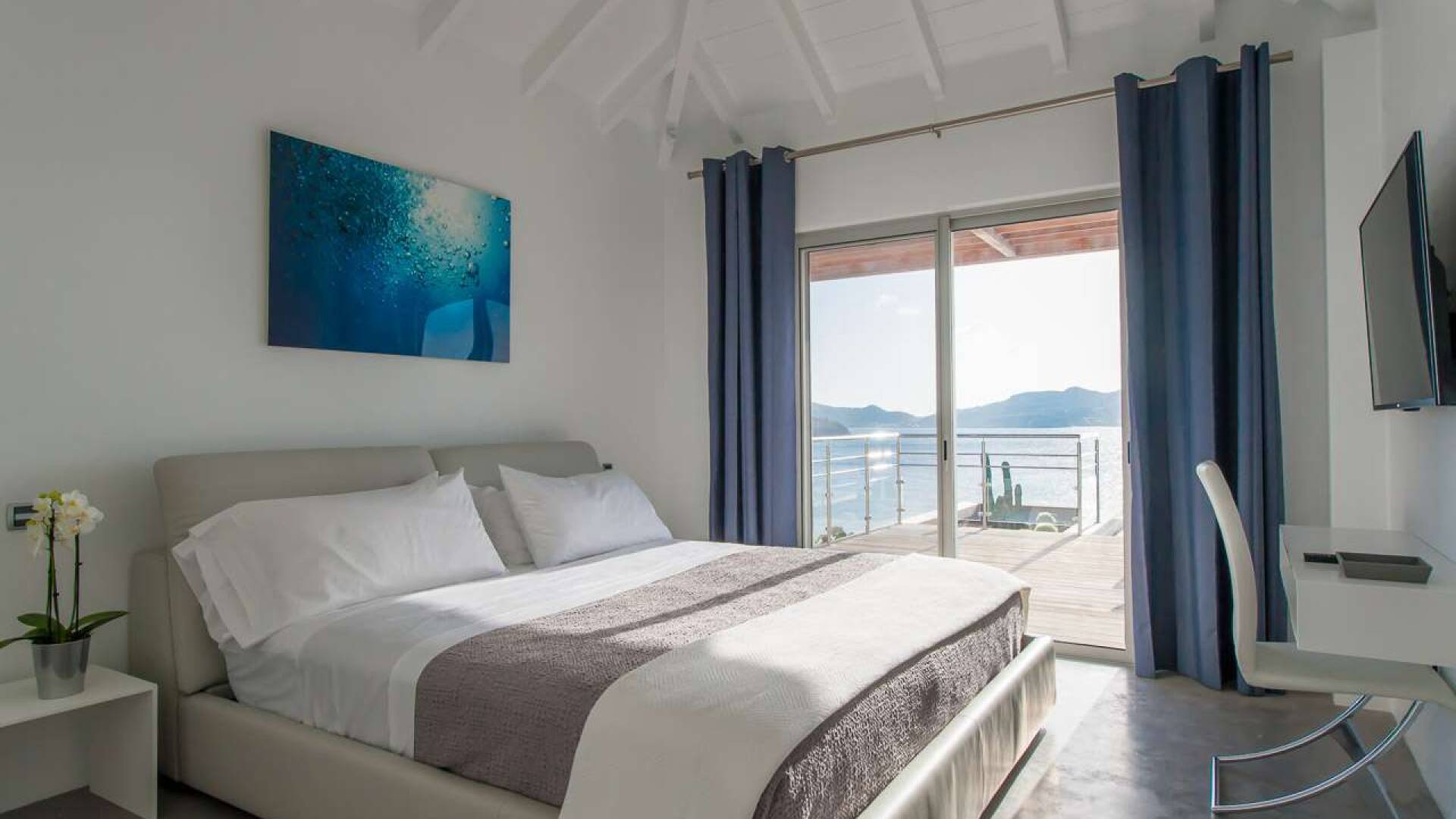 Bedroom at WV VPM, Pointe Milou, St. Barthelemy