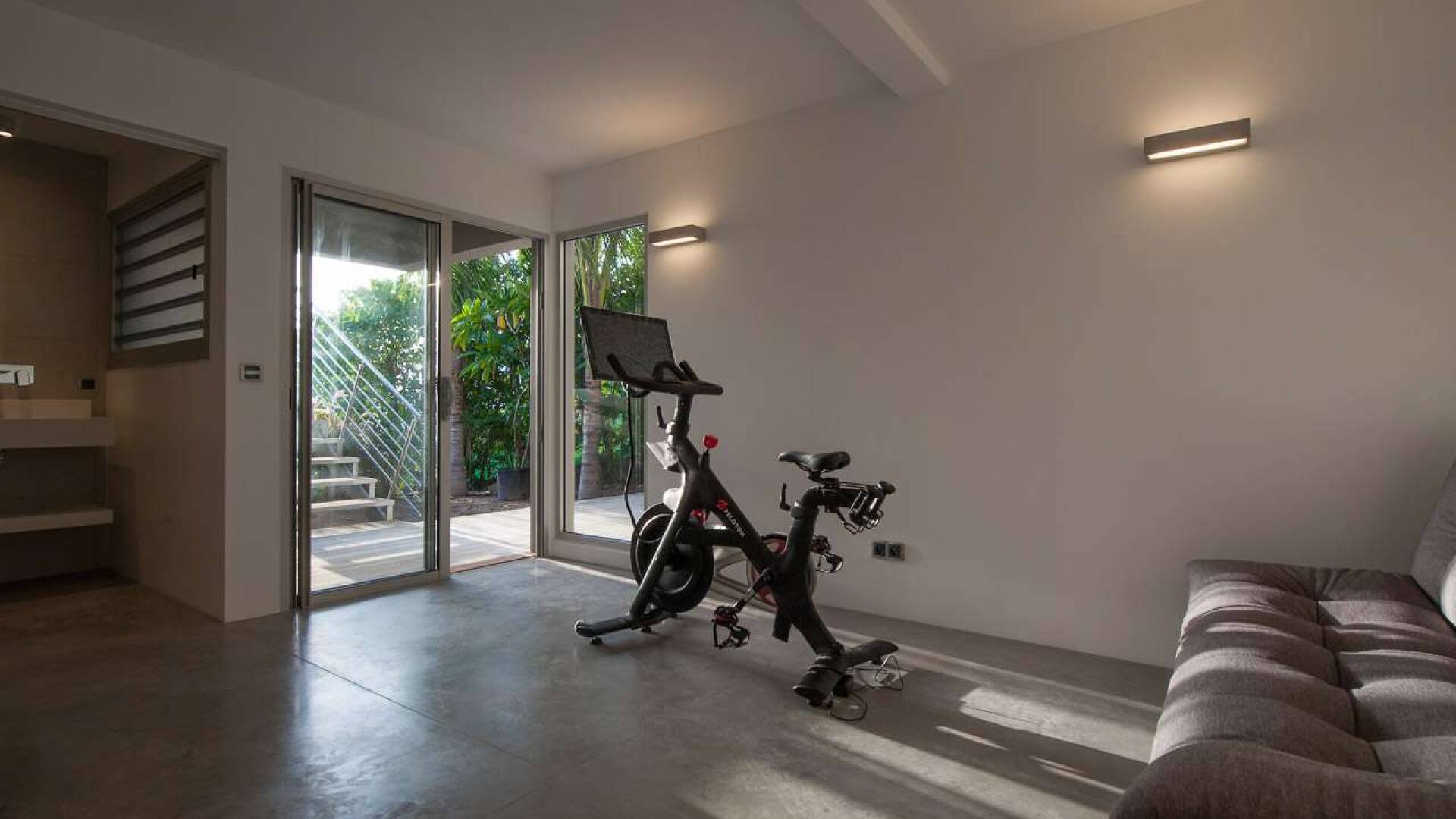 Gym at WV VPM, Pointe Milou, St. Barthelemy