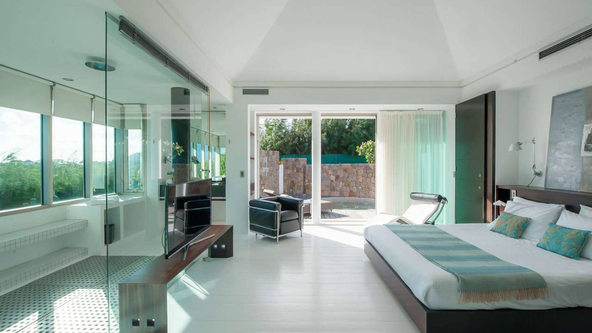 Bedroom at WV PYR, Pointe Milou, St. Barthelemy