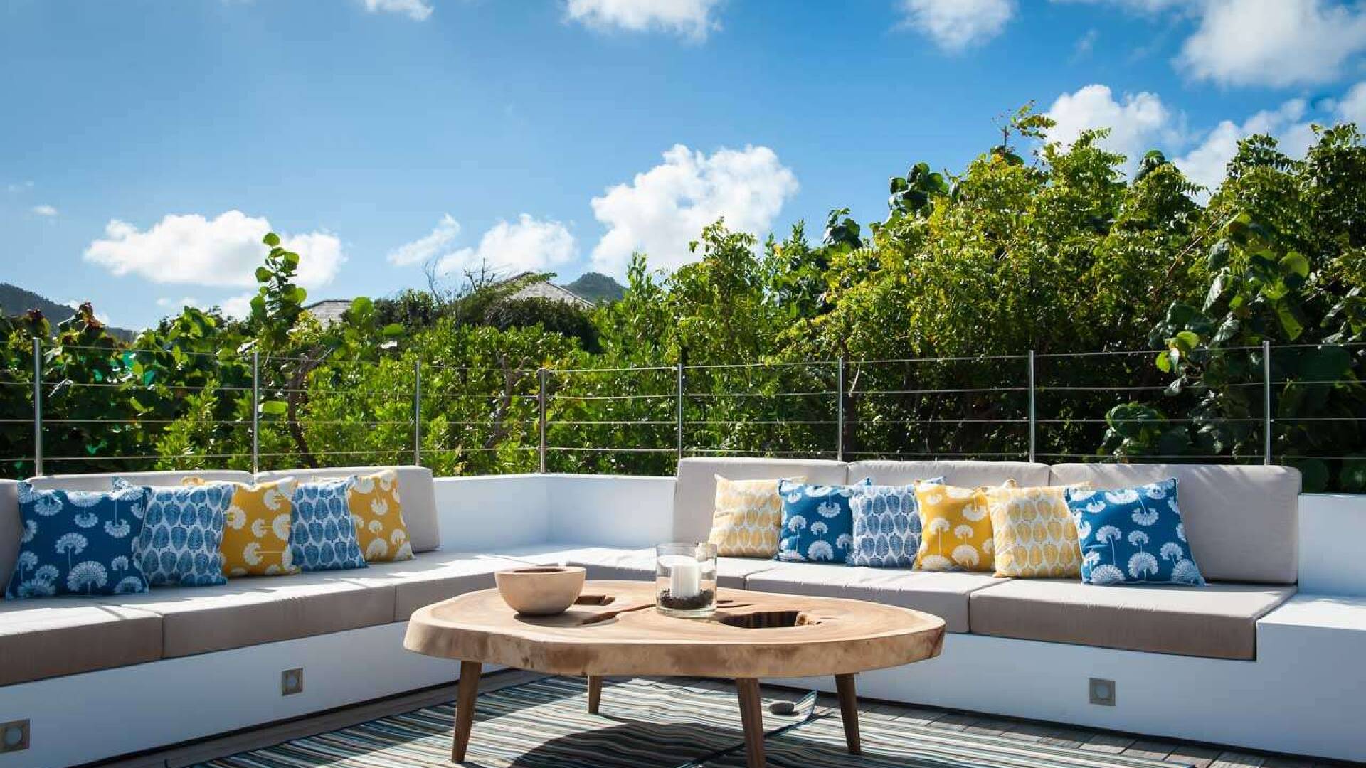 Terrace at WV PYR, Pointe Milou, St. Barthelemy