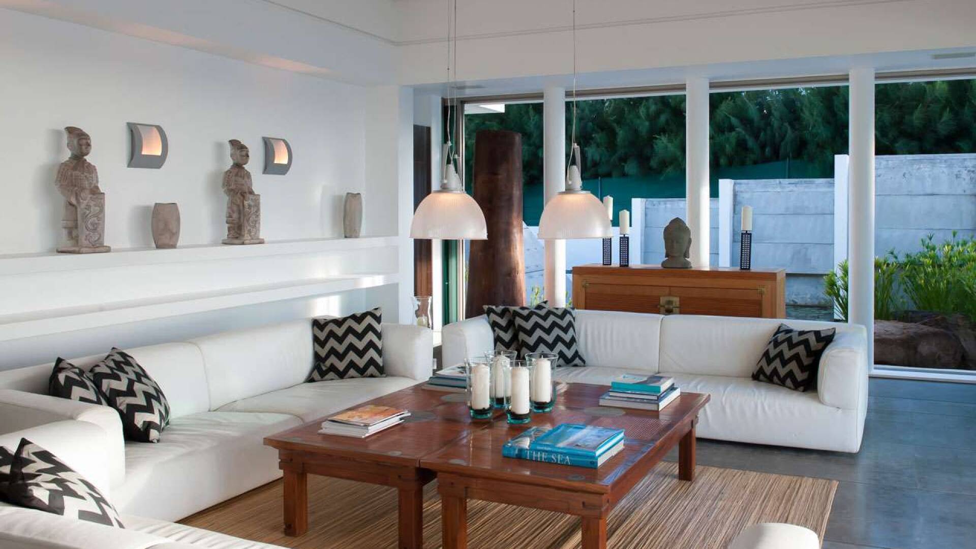 Living Room at WV PYR, Pointe Milou, St. Barthelemy
