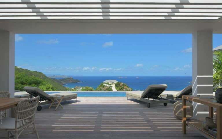 Terrace at WV RMN, Flamands, St. Barthelemy