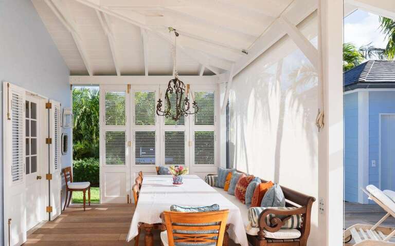 Veranda at WV PBO, Colombier, St. Barthelemy