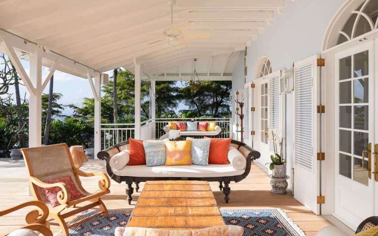 Veranda at WV PBO, Colombier, St. Barthelemy
