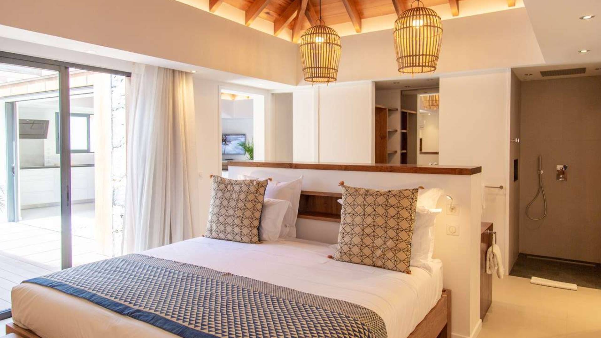 Bedroom at WV ACF, Anse des Cayes, St. Barthelemy