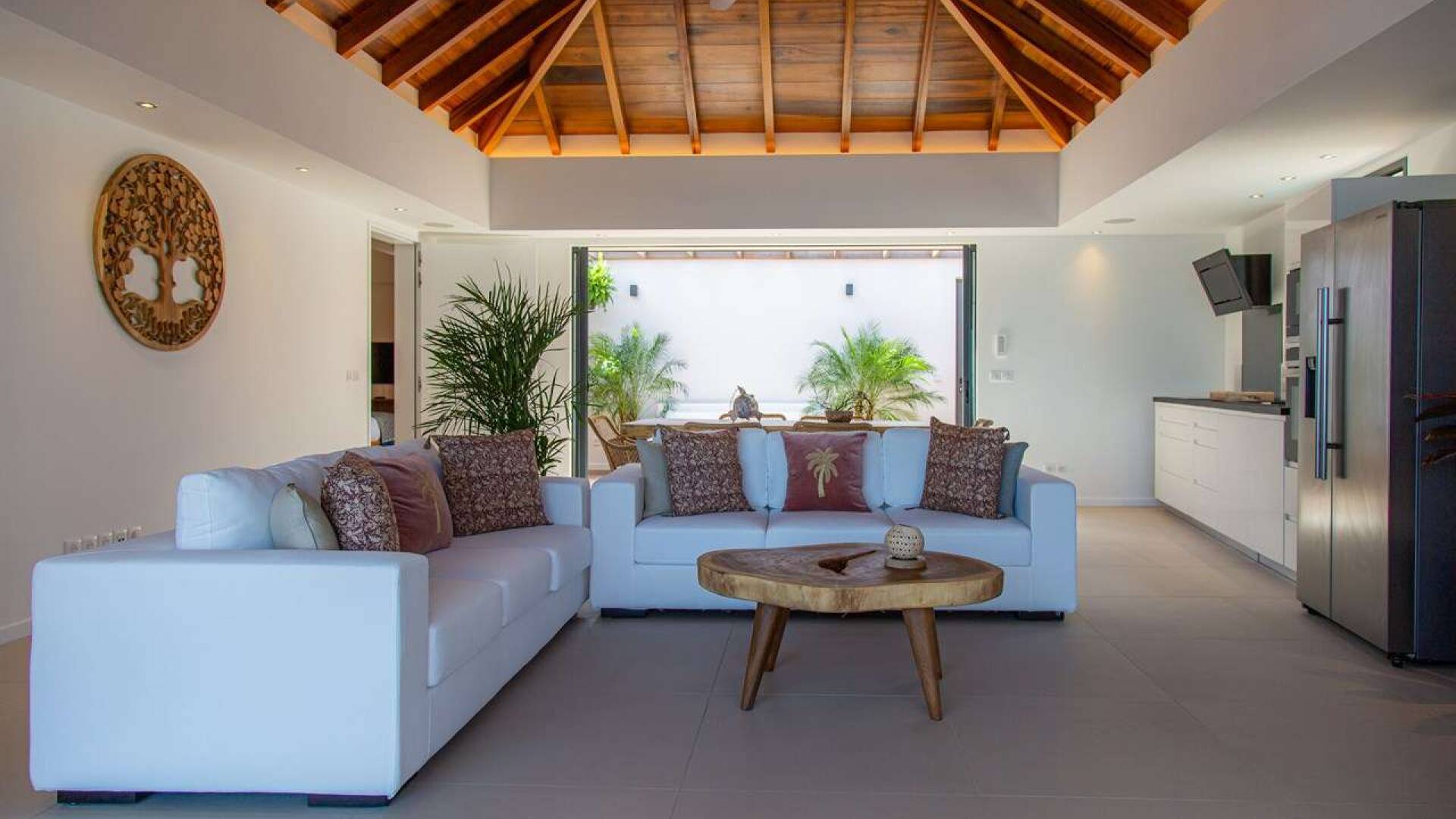 Living Room at WV ACF, Anse des Cayes, St. Barthelemy