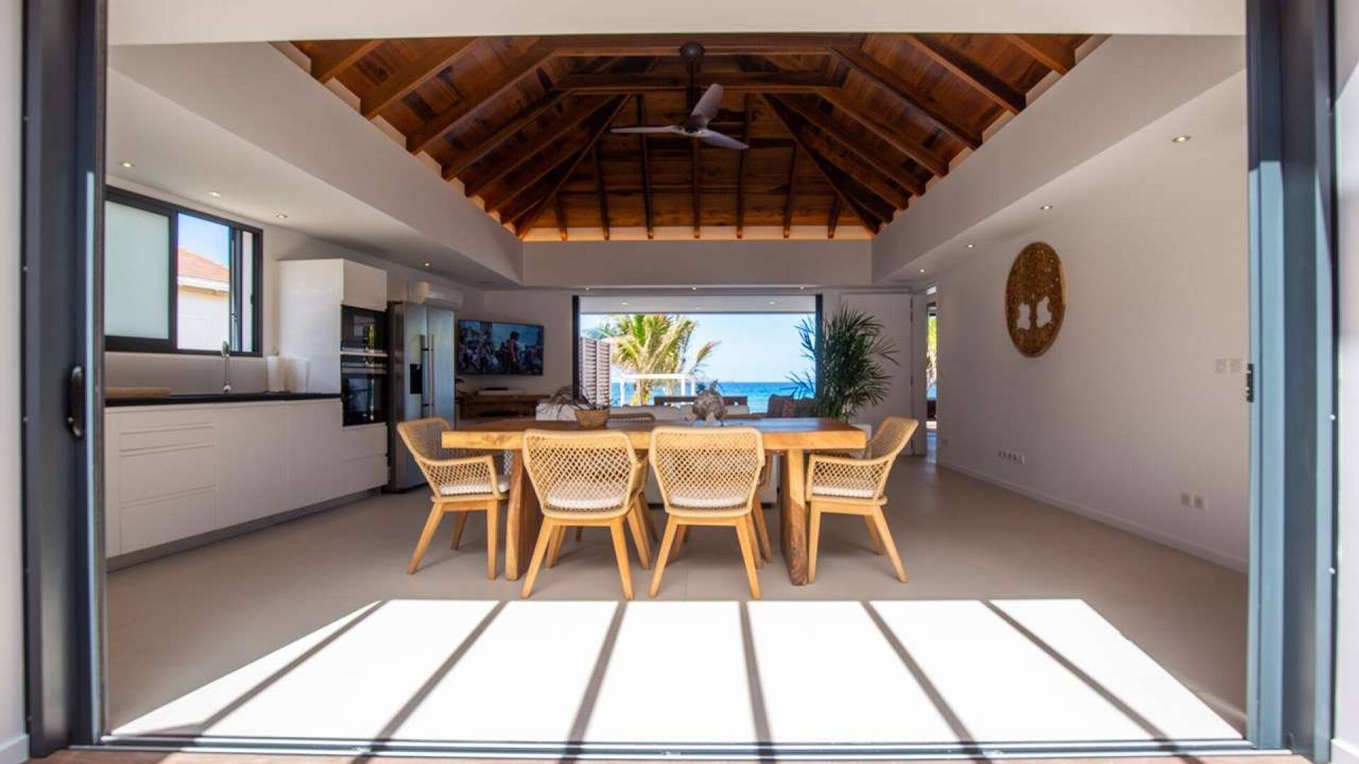 Dining Room at WV ACF, Anse des Cayes, St. Barthelemy