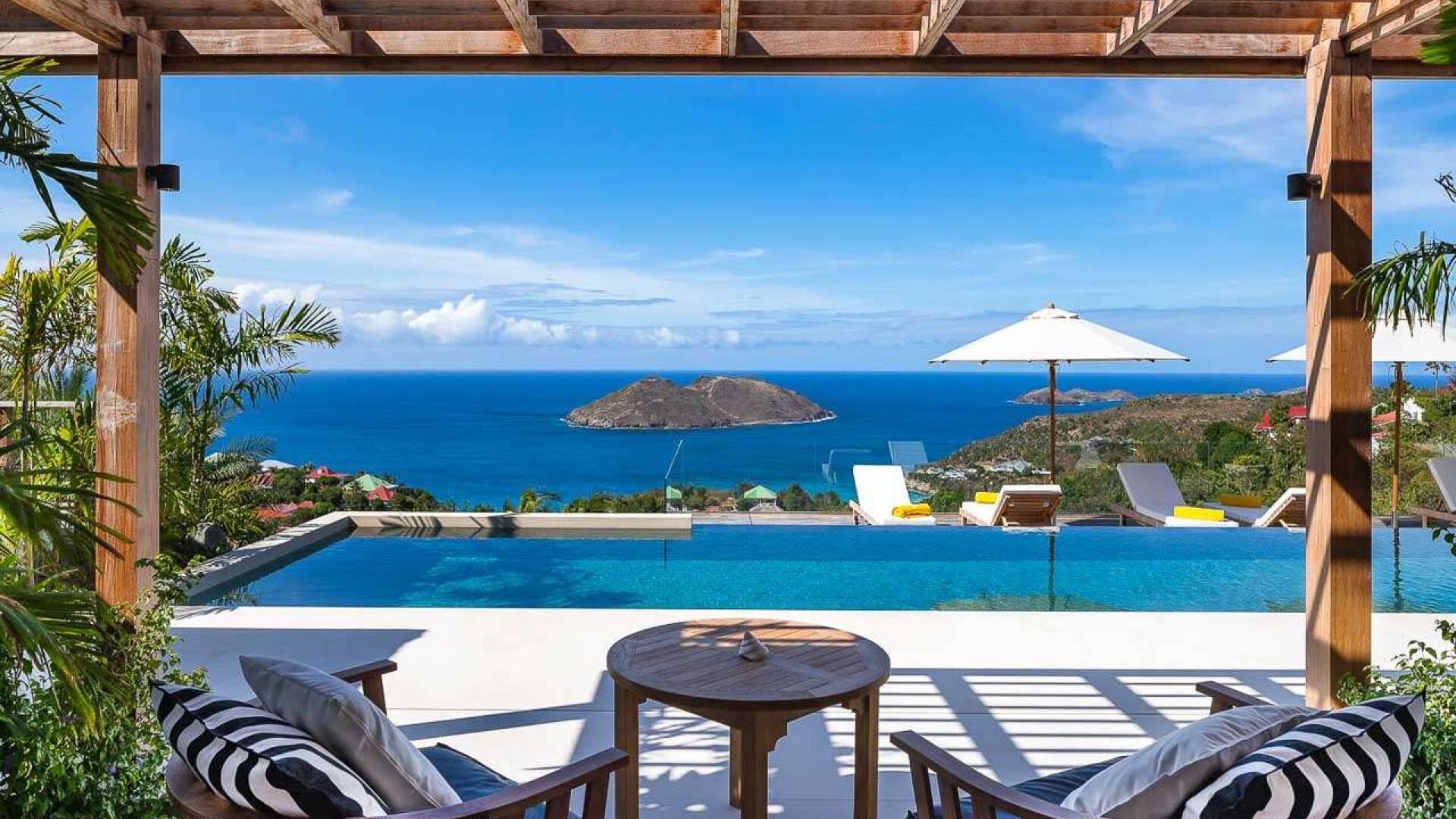 Villa Pool at WV LER, Colombier, St. Barthelemy