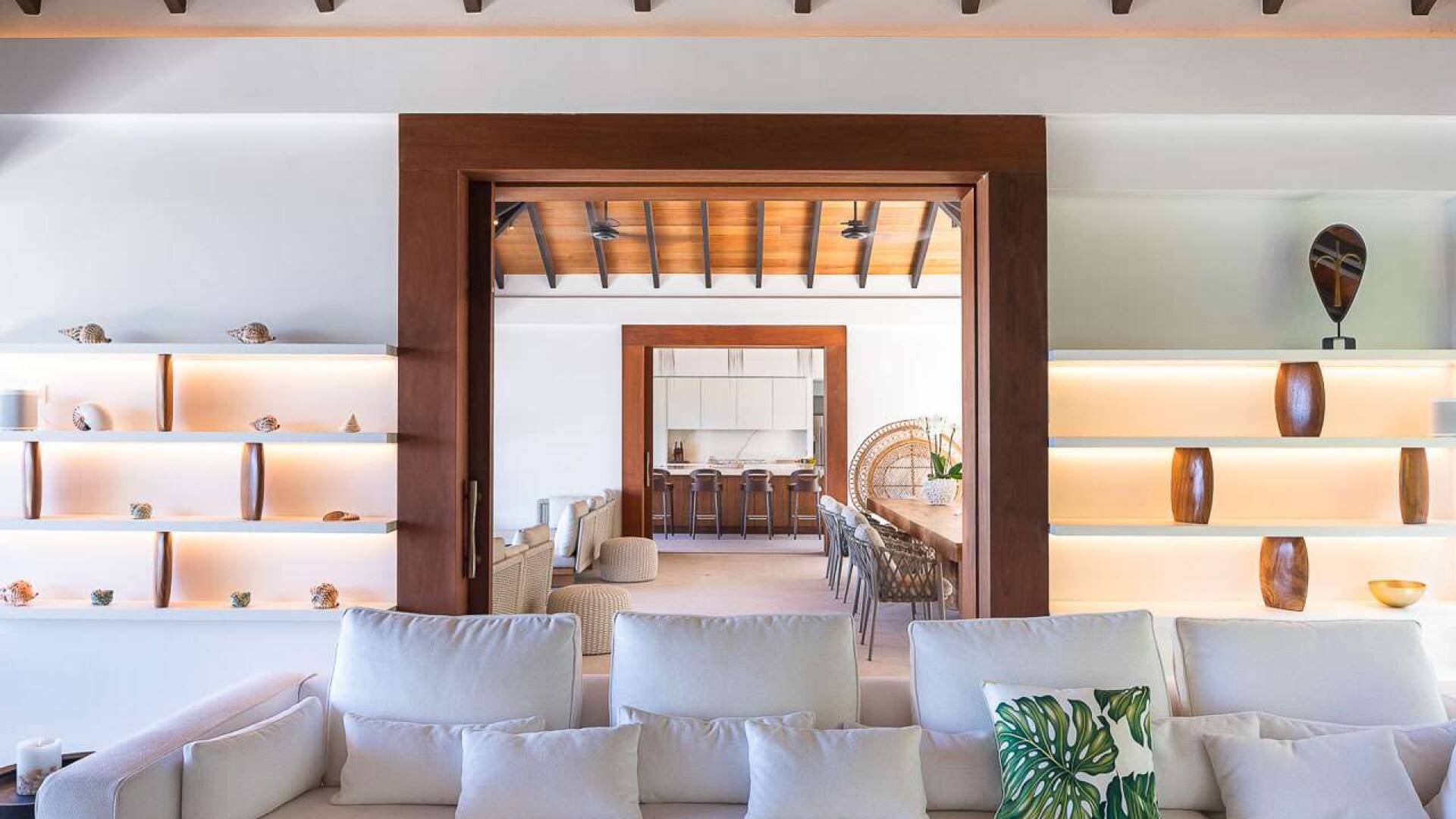 Living Room at WV LER, Colombier, St. Barthelemy