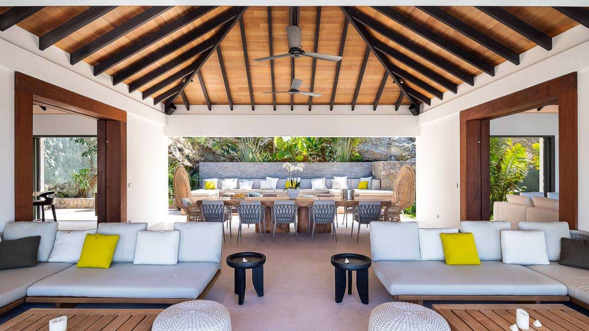 Living Room at WV LER, Colombier, St. Barthelemy