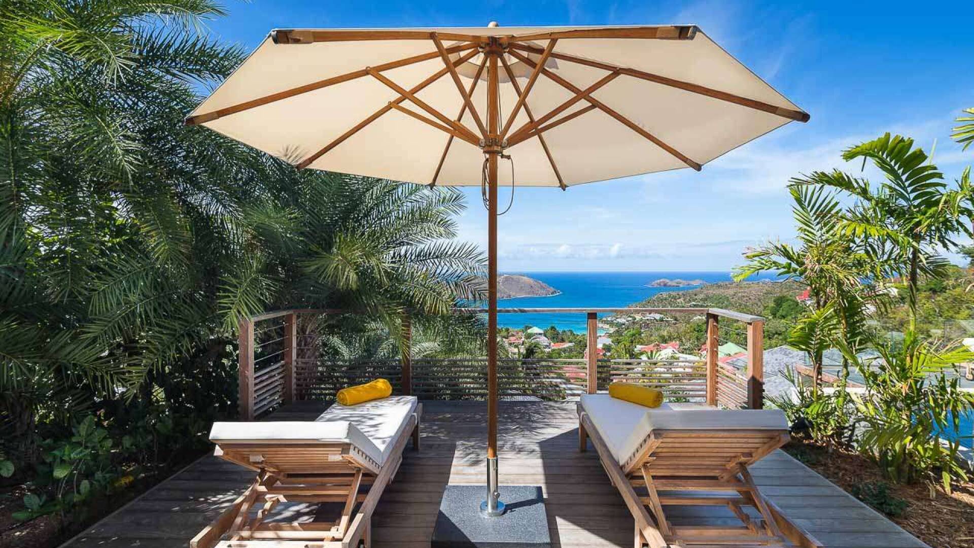 Terrace at WV LER, Colombier, St. Barthelemy