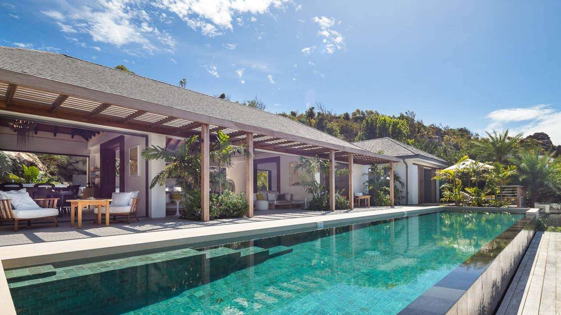 Villa Pool at WV LER, Colombier, St. Barthelemy