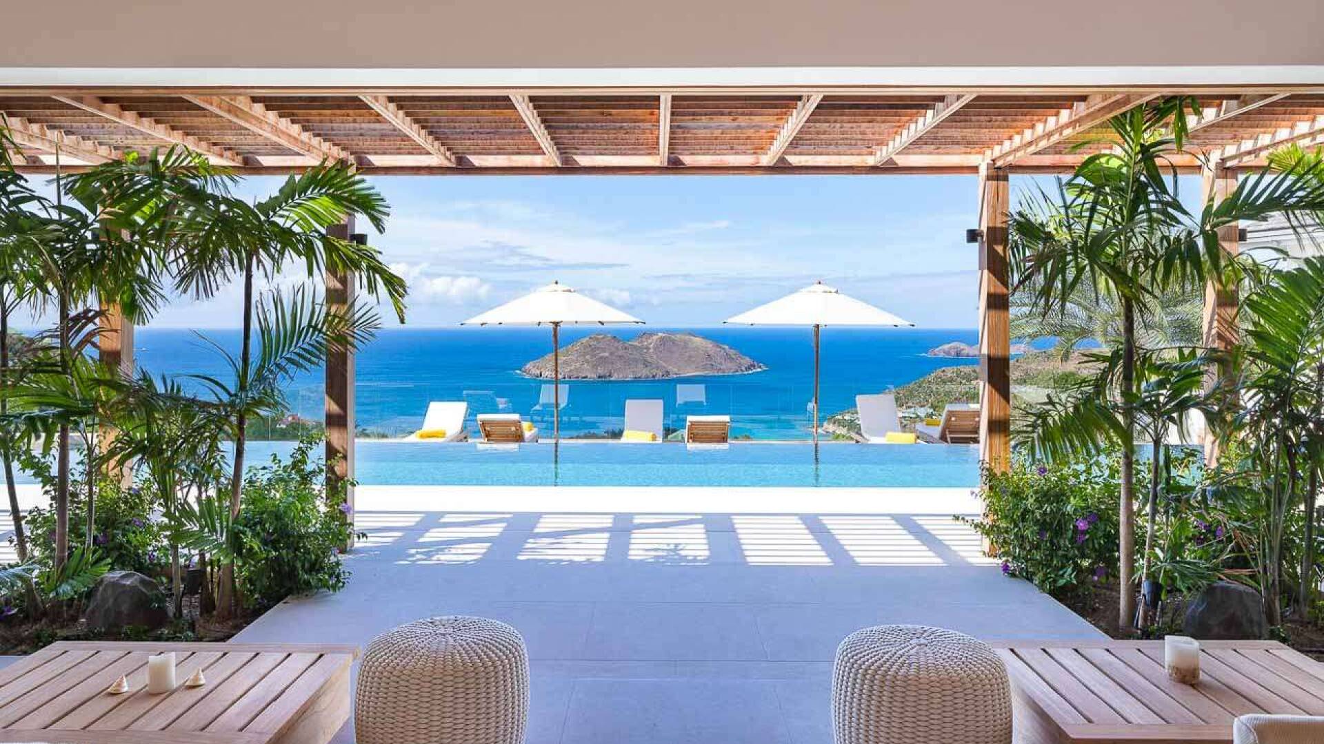 Terrace at WV LER, Colombier, St. Barthelemy