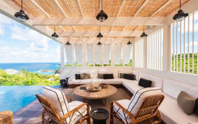 Deck at WV MNT, Pointe Milou, St. Barthelemy