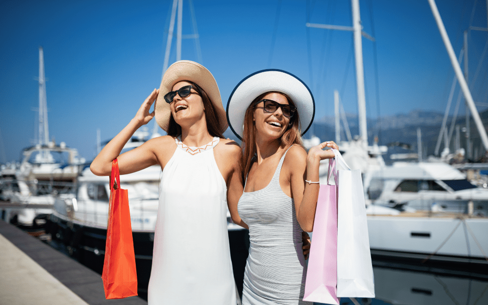 Luxury shopping in St Barts